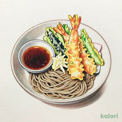 えごまそば（天ぷら付）