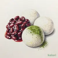 白玉抹茶ぜんざい