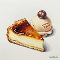 十勝カタラーナと渋皮栗あいす