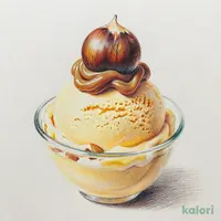 渋皮栗のモンブランあいす