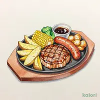 3種のミックスグリル　ガーリック醤油