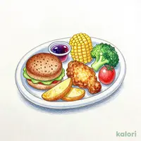 お子様ひこうきプレート