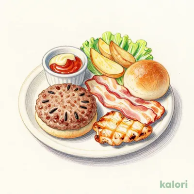 Kids' Kitchen Chicken & Hamburger Steak