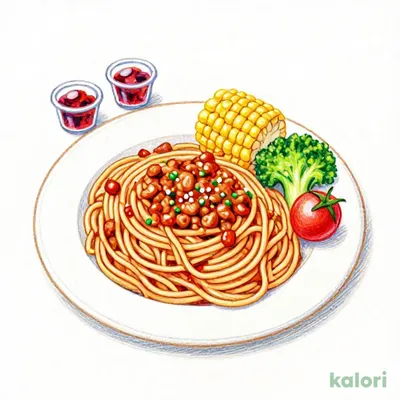 お子様パスタプレートミートソース