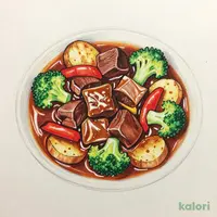 じっくり赤ワインで煮込んだビーフシチュー