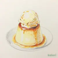クレームブリュレ バニラアイス添え