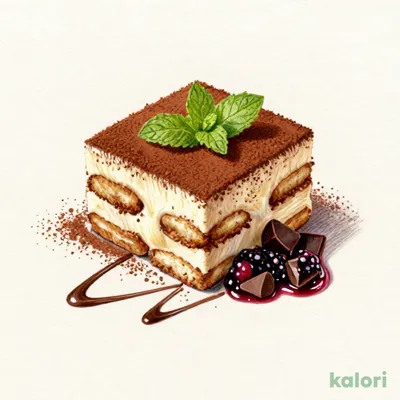 ティラミス　ベリーソースとスイートチョコレート