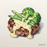 Hamburg Steak with Cheese Vinaigrette Sauce