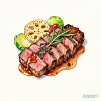 ヒウチステーキ トリュフソースとジャポネソース