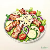 ベーコンのロティと彩り野菜のサラダ