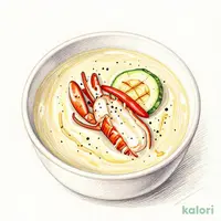 具だくさんの食べるイセエビスープ
