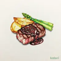 Hiuchi Steak with Truffle Red Wine Sauce