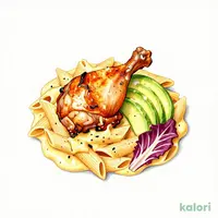 若鶏とアボカドのロティ　ラザニア風濃厚チーズソース