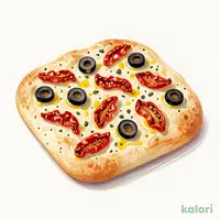 オリーブとトマトのフォカッチャ
