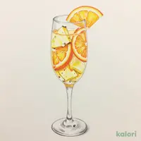 パインとシトラスのスパークリングワイン(アルコール)