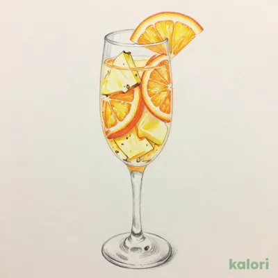 Pineapple and Citrus Sparkling Wine (Alcoholic)