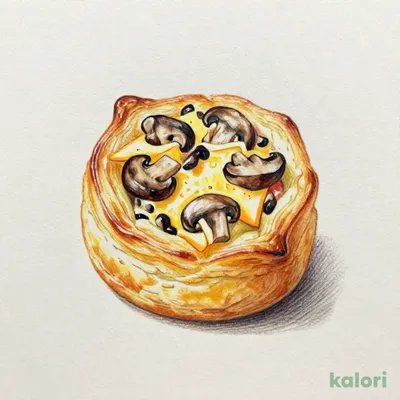 Mushroom Cheese Pie