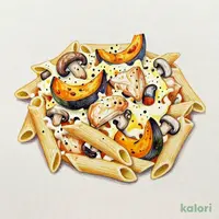 チキンときのこのペンネクリームグラタン