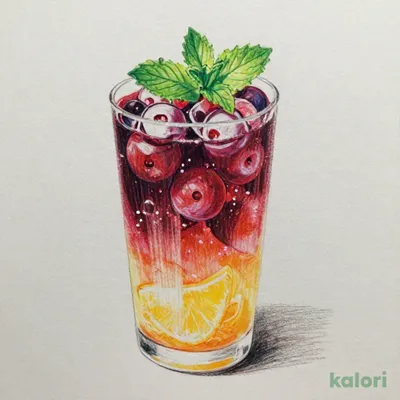 Red Grape and Navel Orange Soda