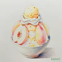 韓国　雪日和　白桃