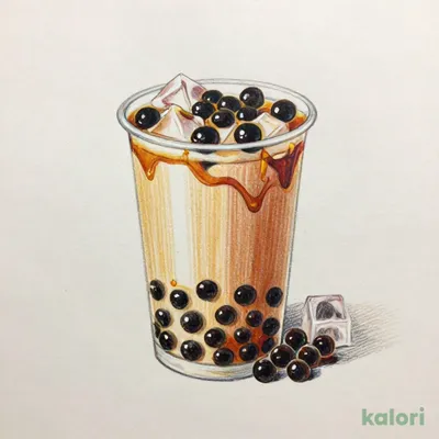 黒糖タピオカジャスミンミルクティー