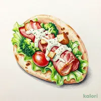 ピタサンド シーザーサラダ＆ベーコン