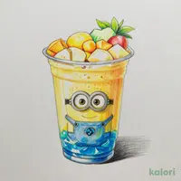 ミニオンズ 南国フルーツと青りんごゼリーのいたずらスムージー