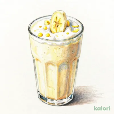 M Whole Fresh Banana Smoothie (No Soft Serve)
