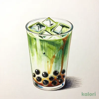 M黒糖タピオカ抹茶ラテ