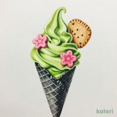 都の星空のお抹茶ソフトクリーム(抹茶)