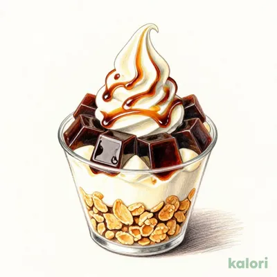 黒みつコーヒーゼリーパフェ