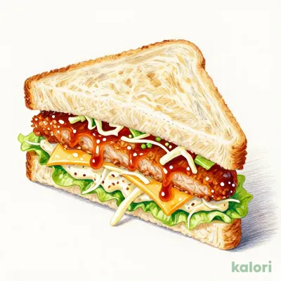 Demi Katsu & Cheese Potato Combo Sandwich