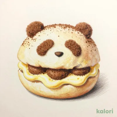 パンダクリームパン