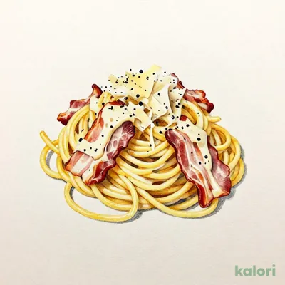 ふんわりパルメザンチーズのカルボナーラ