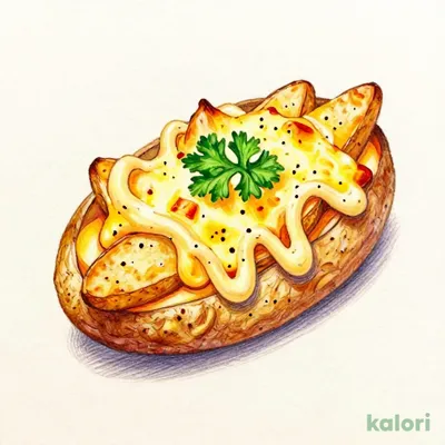 明太ポテトのチーズ焼き
