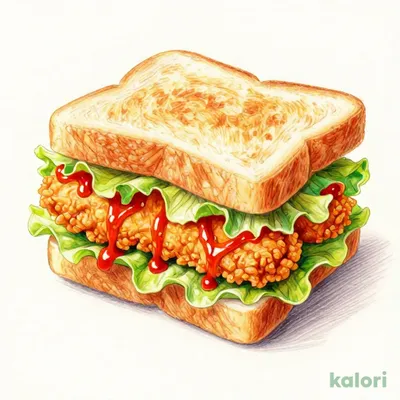 プレミアムホットサンド からあげ旨辛ソース