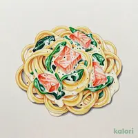 Salmon & Spinach Cream Pasta