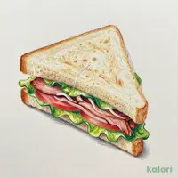 パストラミポーク&フレッシュ野菜のコンビサンド