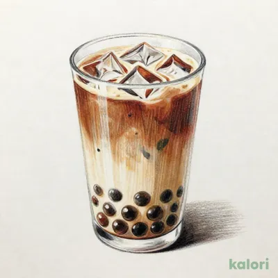 黒糖タピオカほうじ茶ラテ（大阿蘇牛乳）