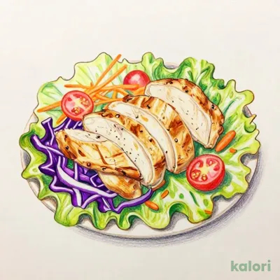 チキンのサラダ