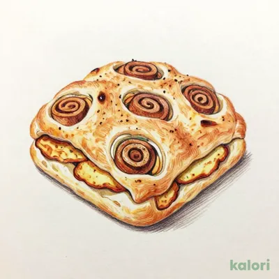 Baked Cinnamon Focaccia Set with Potato & Drink Bar