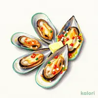 ムール貝のガーリック焼き