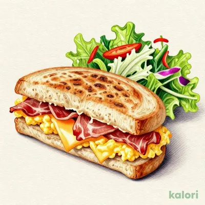 Egg, Pancetta, and Cheese Panini Combo