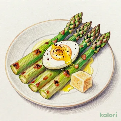 Grilled Asparagus with Soft-Boiled Egg
