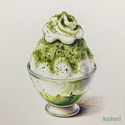 抹茶のグラニータ