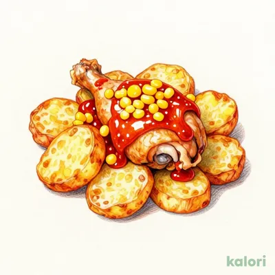 若鶏のディアボラ風