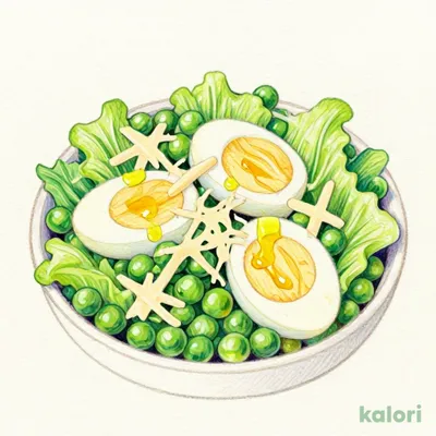 柔らか青豆の温サラダ