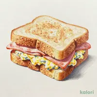 Ham and Egg Hot Sandwich