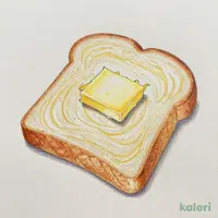 ハーフバタートースト