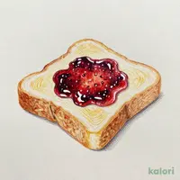 厚切りトースト(ジャム)